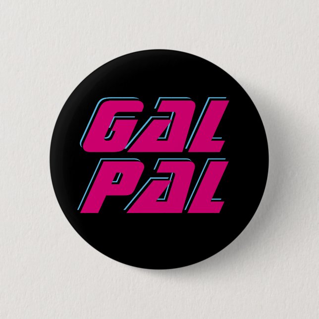Chapa Redonda De 5 Cm Gal Pal (Anverso)