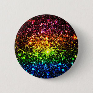 Chapa Redonda De 5 Cm Galaxia Arcoíris