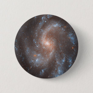 Chapa Redonda De 5 Cm Galaxia Espiral Ngc 5584
