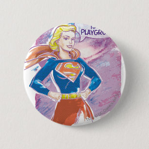 Chapa Redonda De 5 Cm Galaxia superchica
