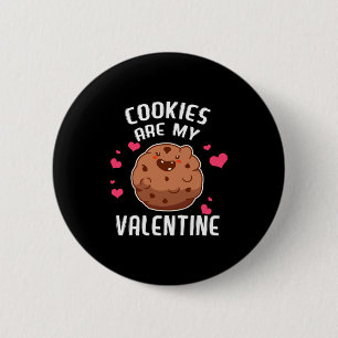 Chapa Redonda De 5 Cm Galletas Son Mi San Valentín Bizcocho De Chocolate