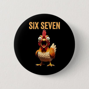 Chapa Redonda De 5 Cm Gallo de cita meme 67 Memes Seis Siete Humor de po
