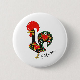 Chapa Redonda De 5 Cm Gallo de Galo de Barcelos portuguese
