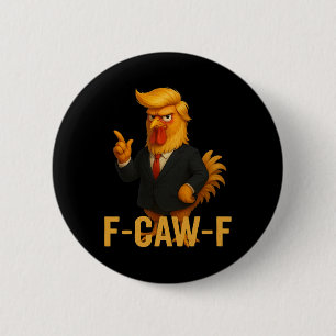 Chapa Redonda De 5 Cm Gallo divertido humorístico cita meme gallo anti-g