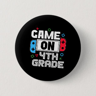 Chapa Redonda De 5 Cm Gamer Ck a la escuela divertido juego para niños d
