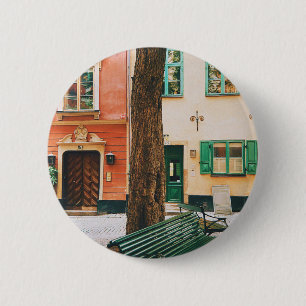 Chapa Redonda De 5 Cm Gamla Stan, ciudad antigua de Estocolmo