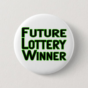 Chapa Redonda De 5 Cm Ganador de lotería futuro