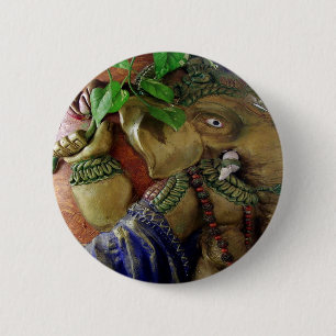 Chapa Redonda De 5 Cm Ganapati Ganesh