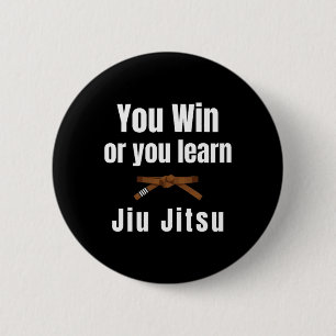 Chapa Redonda De 5 Cm Ganas o Aprendes Jiujitsu Judo Karate Boxeo K