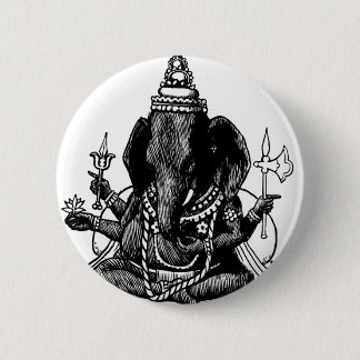 Chapa Redonda De 5 Cm Ganesh