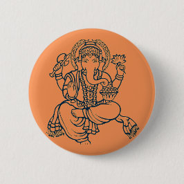 Chapa Redonda De 5 Cm Ganesh