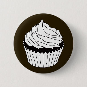 Chapa Redonda De 5 Cm garabatos de bizcocho