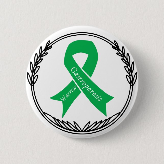 Chapa Redonda De 5 Cm Gastroparesis Warrior  (Anverso)