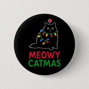 Chapa Redonda De 5 Cm Gat Navidad