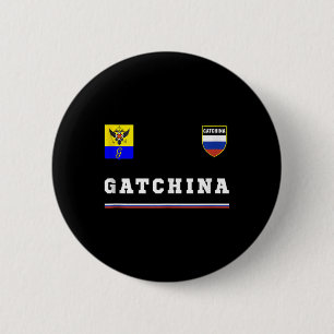 Chapa Redonda De 5 Cm Gatchina Sport_camisa de fútbol Jersey Bandera Org