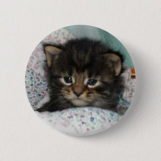 Chapa Redonda De 5 Cm Gatito