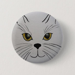 Chapa Redonda De 5 Cm Gatito Kat