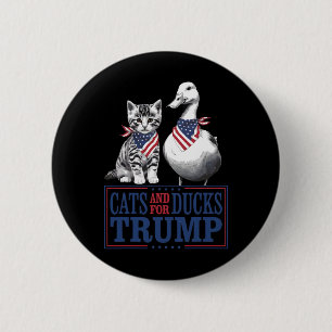 Chapa Redonda De 5 Cm Gatitos Para Gatos Y Patos De Trump 2024 Para Trum