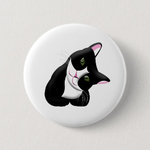 Chapa Redonda De 5 Cm Gato