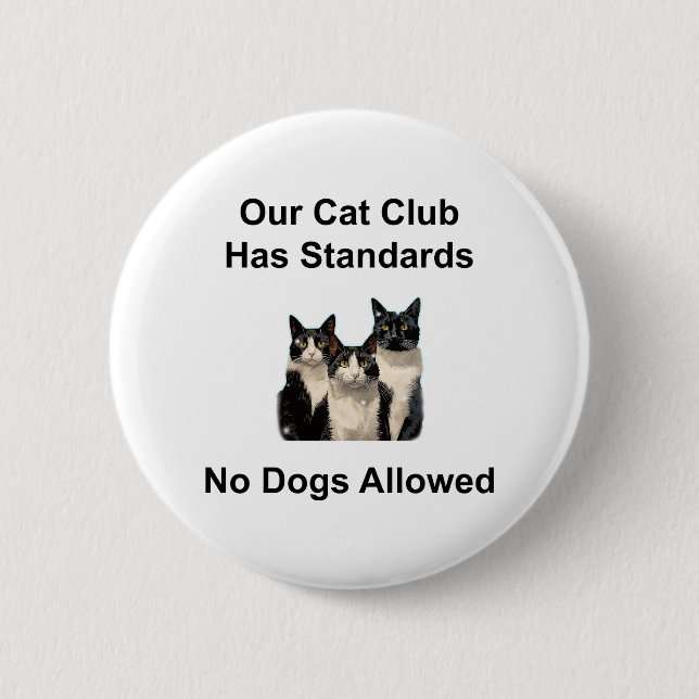 Chapa Redonda De 5 Cm Gato caprichoso (Anverso)