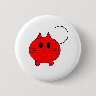 Chapa Redonda De 5 Cm Gato de Kawaii Neko Linux