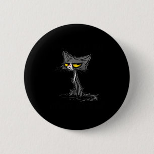 Chapa Redonda De 5 Cm Gato Gatito ¿Hice rodar mis ojos en voz alta Diver