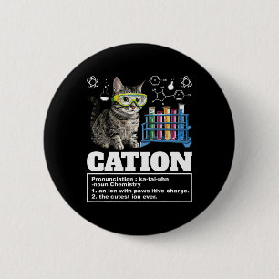 Chapa Redonda De 5 Cm Gato Gato Gato Gato Gato Gato De Cation Chemistry