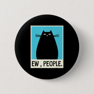 Chapa Redonda De 5 Cm Gato japonés Kawaii Anime