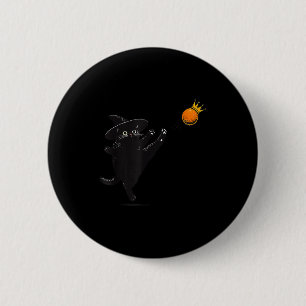 Chapa Redonda De 5 Cm Gato Negro Sin Reyes Gatos Vintage Humor de Hallow