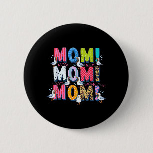 Chapa Redonda De 5 Cm Gaviota Mamá Humor Divertido Mamá Vida Oceánica Dí