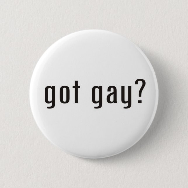Chapa Redonda De 5 Cm gay conseguido (Anverso)