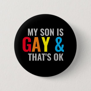 Chapa Redonda De 5 Cm Gay Son