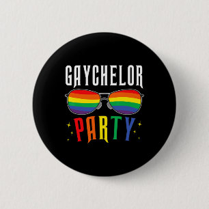 Chapa Redonda De 5 Cm Gaychelor Gay Lesbiana Lgbtq Orgullo Despedida de