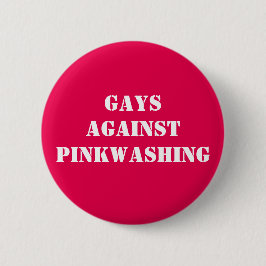 Chapa Redonda De 5 Cm gays contra pinkwashing