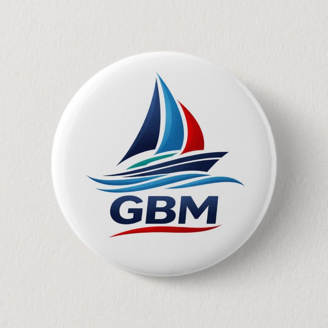 Chapa Redonda De 5 Cm GBM Team Badge  (Anverso)