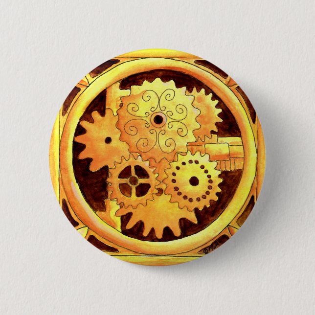 Chapa Redonda De 5 Cm Gearbox1 (Anverso)