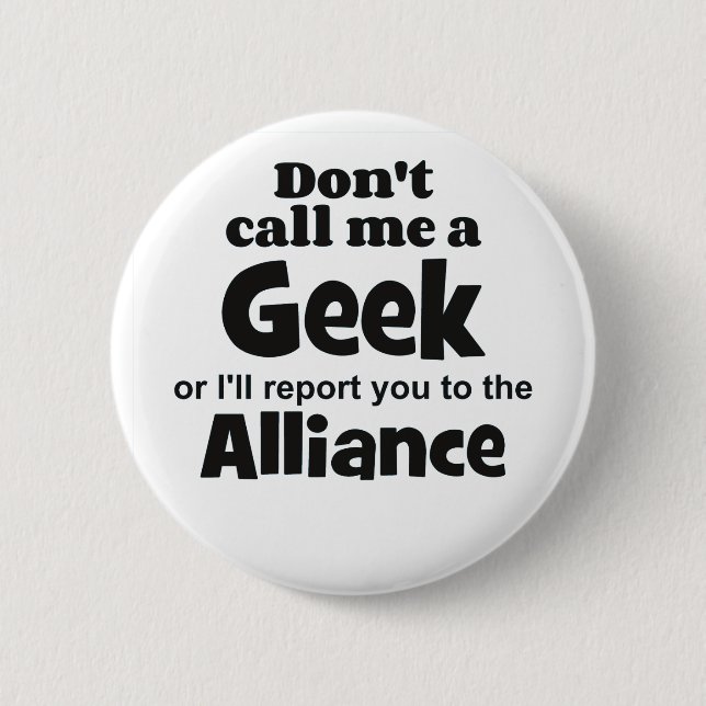 Chapa Redonda De 5 Cm Geek Alliance bf (Anverso)