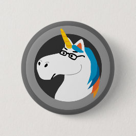 Chapa Redonda De 5 Cm Geekicorn