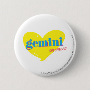 Chapa Redonda De 5 Cm Géminis 3