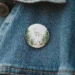 Chapa Redonda De 5 Cm Género de los animales de bosque de bosques revela<br><div class="desc">Presentamos el género de los animales forestales de nuestro bosque, el botón de los chicos del equipo - perfecto para una celebración tierna y caprichosa! Con una temática de selva acuática moderna con criaturas adorables como zorro, oso marrón, conejo y ciervo, es ideal para una ducha de género neutro. Este...</div>