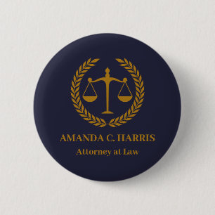Chapa Redonda De 5 Cm Genial para abogados, procuradores, jueces, secret
