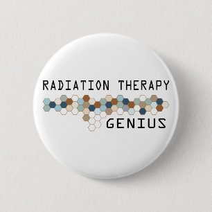 Chapa Redonda De 5 Cm Genio de la radioterapia