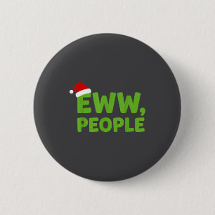 Chapa Redonda De 5 Cm Gente asquerosa Sombrero de Santa Navidad divertid