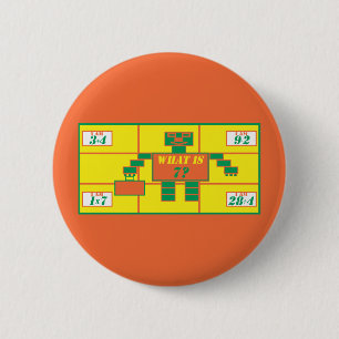 Chapa Redonda De 5 Cm Geometría-Botón-Rectángulo-Edad 7