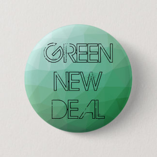 Chapa Redonda De 5 Cm Geométrico verde del verde del nuevo contrato