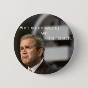 Chapa Redonda De 5 Cm George Bush