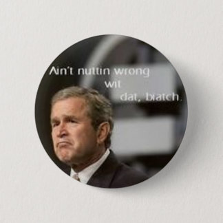 Chapa Redonda De 5 Cm George Bush