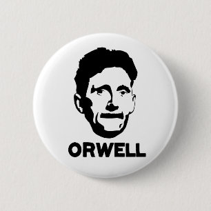 Chapa Redonda De 5 Cm George Orwell