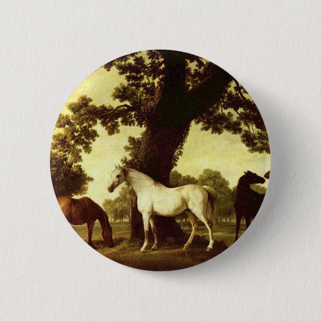 Chapa Redonda De 5 Cm George Stubbs (Anverso)