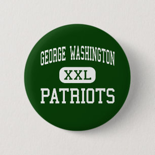 Chapa Redonda De 5 Cm George Washington - patriotas - alto - Denver
